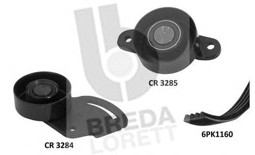 Поликлиновой ременный комплект BREDA  LORETT KCA 0054