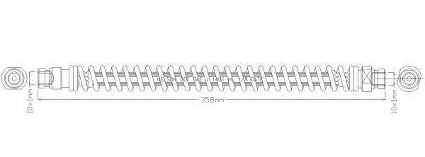 Тормозной шланг REMKAFLEX 6989
