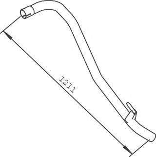 Труба выхлопного газа DINEX 56515