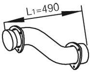 Труба выхлопного газа DINEX 82161