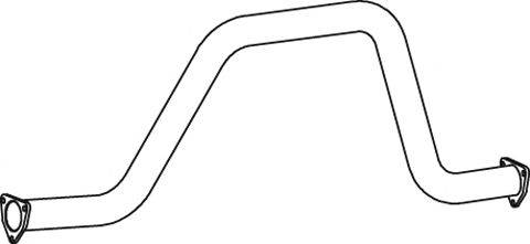 Труба выхлопного газа DINEX 64281