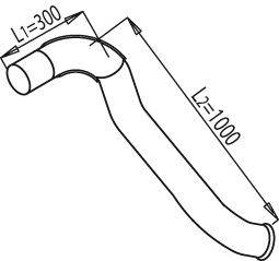 Труба выхлопного газа SCANIA 306588