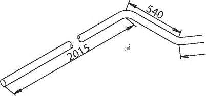 Труба выхлопного газа IMASAF 2610