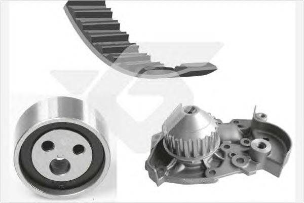 Водяной насос + комплект зубчатого ремня HUTCHINSON KH 07WP53