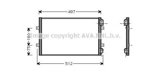 Конденсатор, кондиционер AVA QUALITY COOLING AU5142