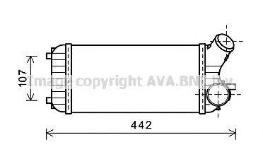 Интеркулер AVA QUALITY COOLING FD4472