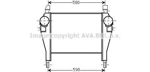 Интеркулер AVA QUALITY COOLING IV4106