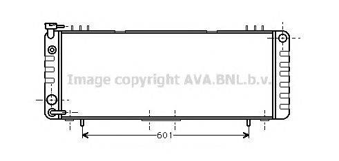 Радиатор, охлаждение двигателя AVA QUALITY COOLING JE2002
