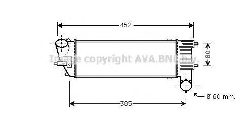 Интеркулер AVA QUALITY COOLING PE4344