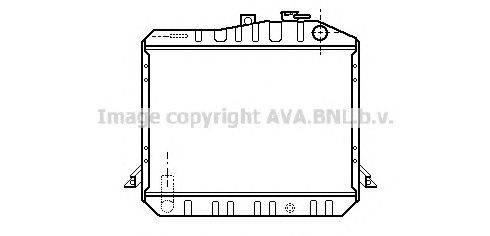 Радиатор, охлаждение двигателя AVA QUALITY COOLING TO2106