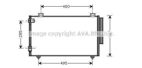 Конденсатор, кондиционер AVA QUALITY COOLING TO5286