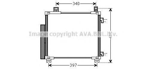 Конденсатор, кондиционер AVA QUALITY COOLING TO5578