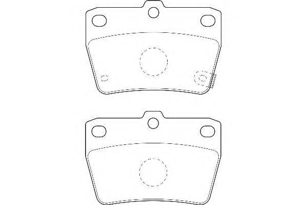 Комплект тормозных колодок, дисковый тормоз DURON DBP371531