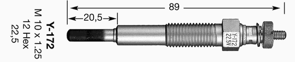 Свеча накаливания NGK 7325