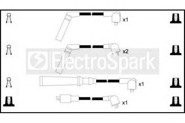 Комплект проводов зажигания STANDARD OEK309