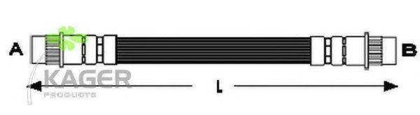 Тормозной шланг KAGER 38-0591