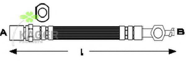 Тормозной шланг KAGER 380716