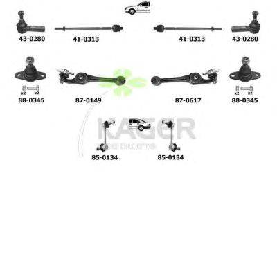 Подвеска колеса KAGER 800419