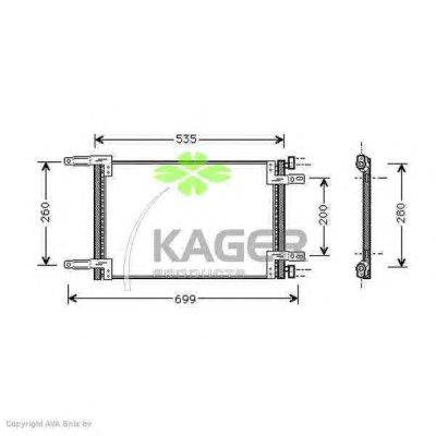 Конденсатор, кондиционер KAGER 94-5153