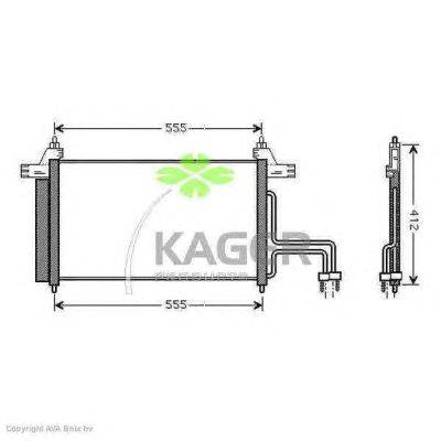 Конденсатор, кондиционер KAGER 945154