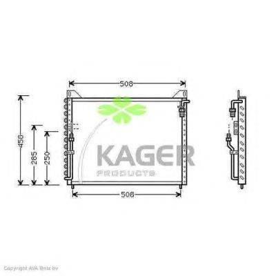 Конденсатор, кондиционер KAGER 945802