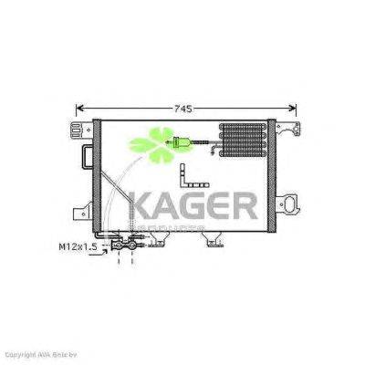 Конденсатор, кондиционер KAGER 94-5886