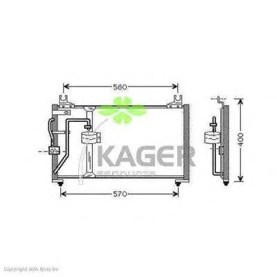 Конденсатор, кондиционер KAGER 94-5918