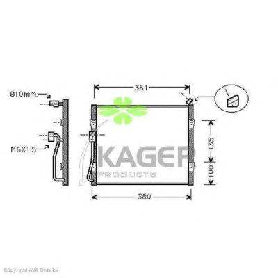 Конденсатор, кондиционер KAGER 94-6010