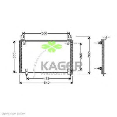 Конденсатор, кондиционер KAGER 94-6112