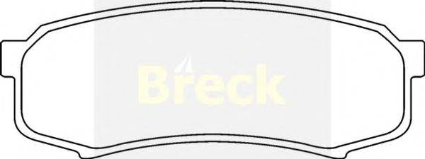 Комплект тормозных колодок, дисковый тормоз BRECK 21920