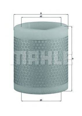 Воздушный фильтр MAHLE ORIGINAL LX124