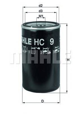 Гидрофильтр, автоматическая коробка передач MAHLE ORIGINAL HC 9