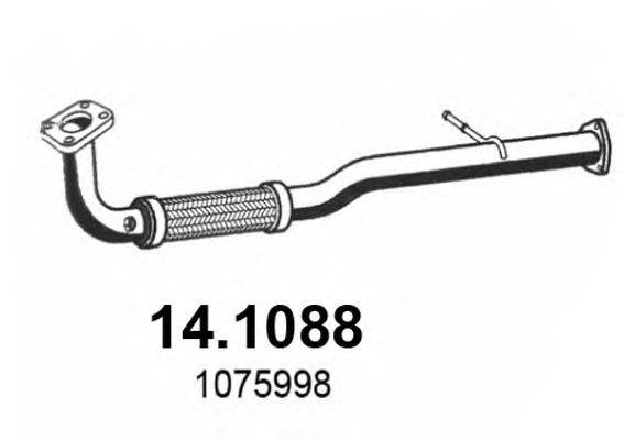 Труба выхлопного газа ASSO 14.1088
