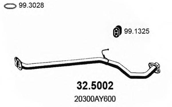 Труба выхлопного газа ASSO 325002