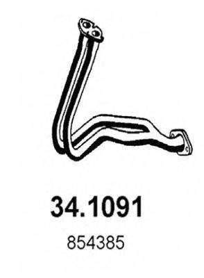Труба выхлопного газа ASSO 34.1091