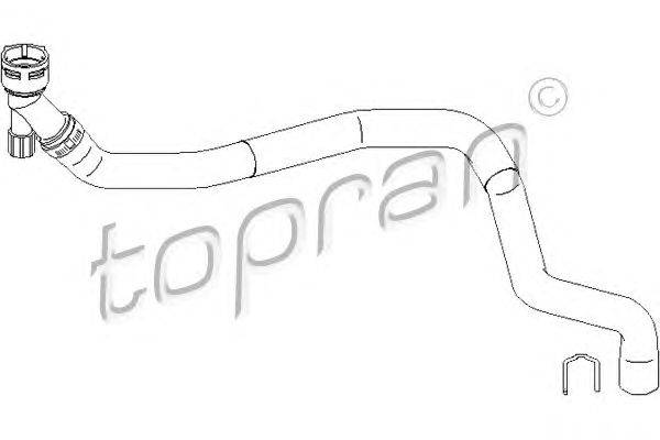 Шланг радиатора TOPRAN 112 020