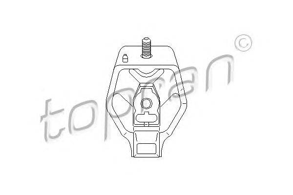 Подвеска, ступенчатая коробка передач TOPRAN 108 080
