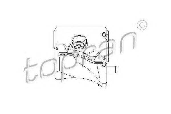 Компенсационный бак, охлаждающая жидкость TOPRAN 700 427