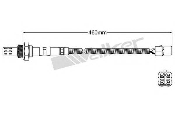 Лямбда-зонд WALKER PRODUCTS 250-23083