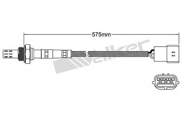 Лямбда-зонд WALKER PRODUCTS 250-23126