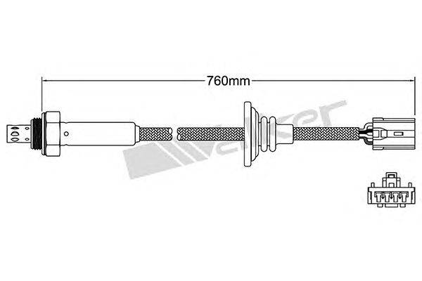 Лямбда-зонд WALKER PRODUCTS 250-24541