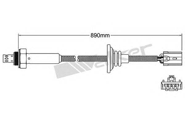 Лямбда-зонд WALKER PRODUCTS 25024542