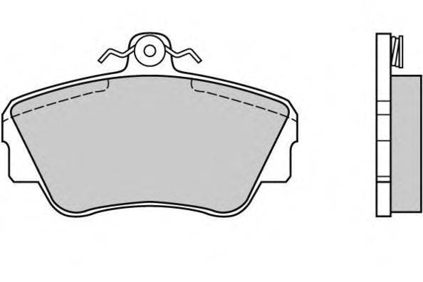 Комплект тормозных колодок, дисковый тормоз E.T.F. 12-0464
