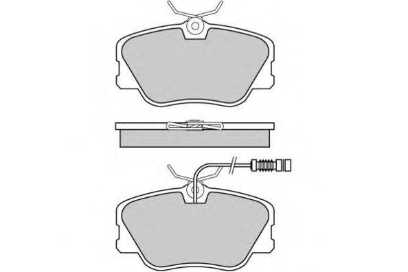 Комплект тормозных колодок, дисковый тормоз E.T.F. 120485