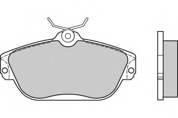 Комплект тормозных колодок, дисковый тормоз AP LP919
