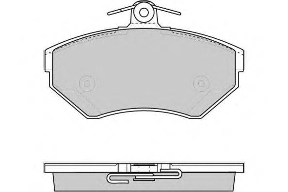 Комплект тормозных колодок, дисковый тормоз AP LP1409