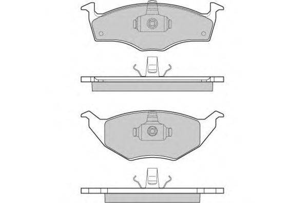 Комплект тормозных колодок, дисковый тормоз E.T.F. 12-0914