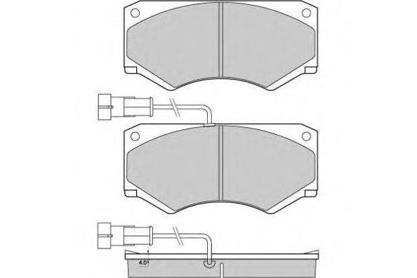 Комплект тормозных колодок, дисковый тормоз E.T.F. 120948