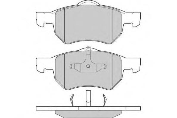 Комплект тормозных колодок, дисковый тормоз E.T.F. 12-1219