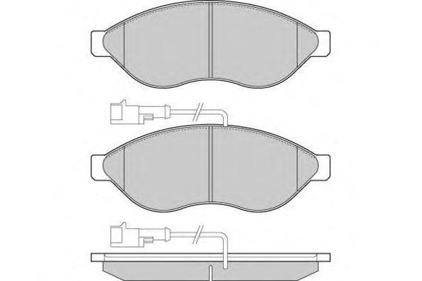 Комплект тормозных колодок, дисковый тормоз E.T.F. 12-1285